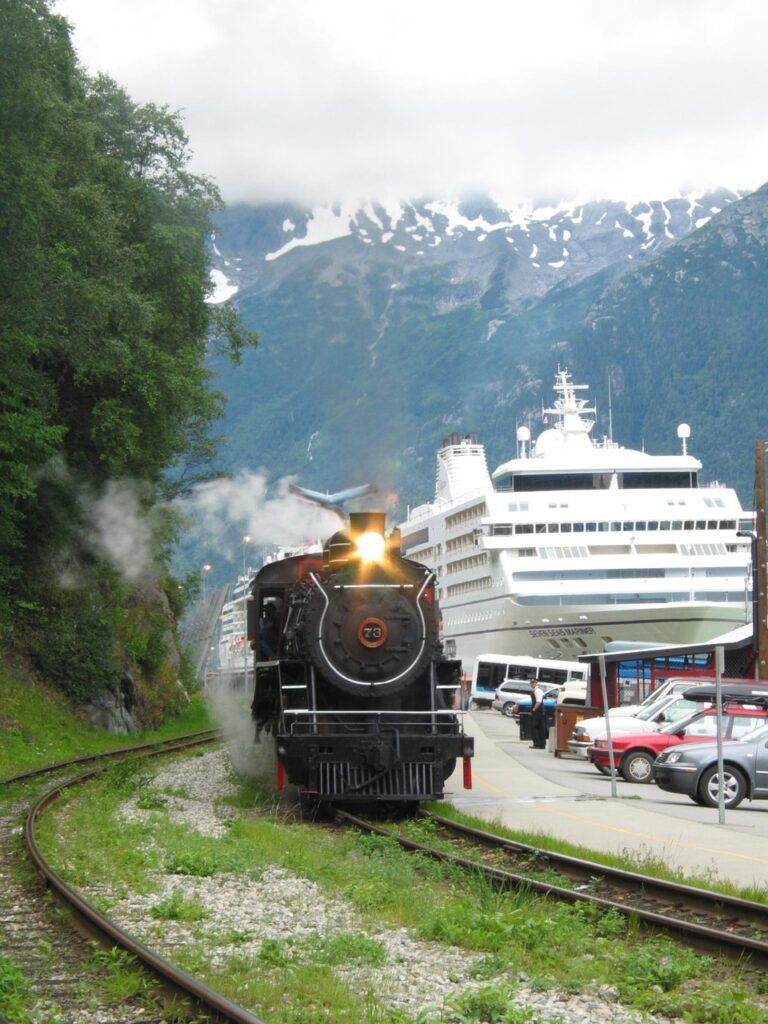 alaska, skagway, locomotive, steam locomotive, monument, steam boilers, the gold rush, white pass, skagway, skagway, skagway, skagway, skagway